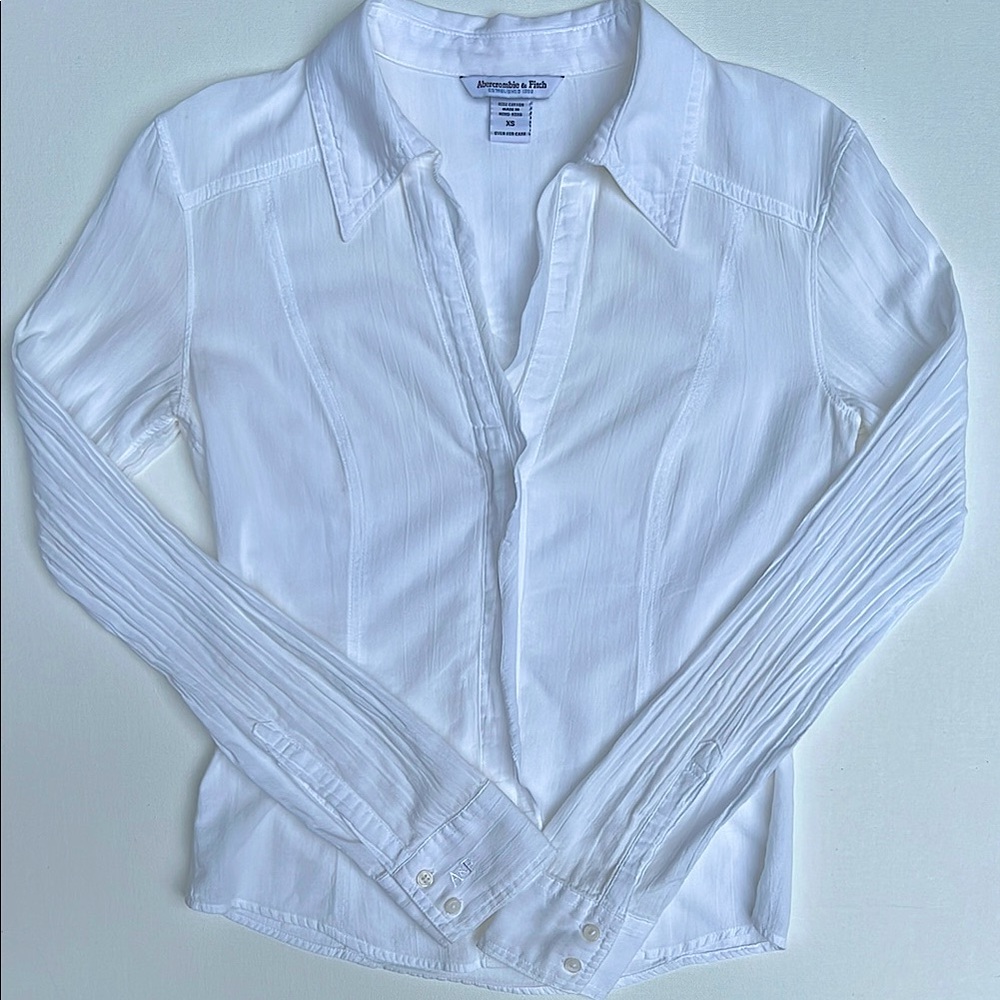 💭Vtg Abercrombie gauze shirt💭